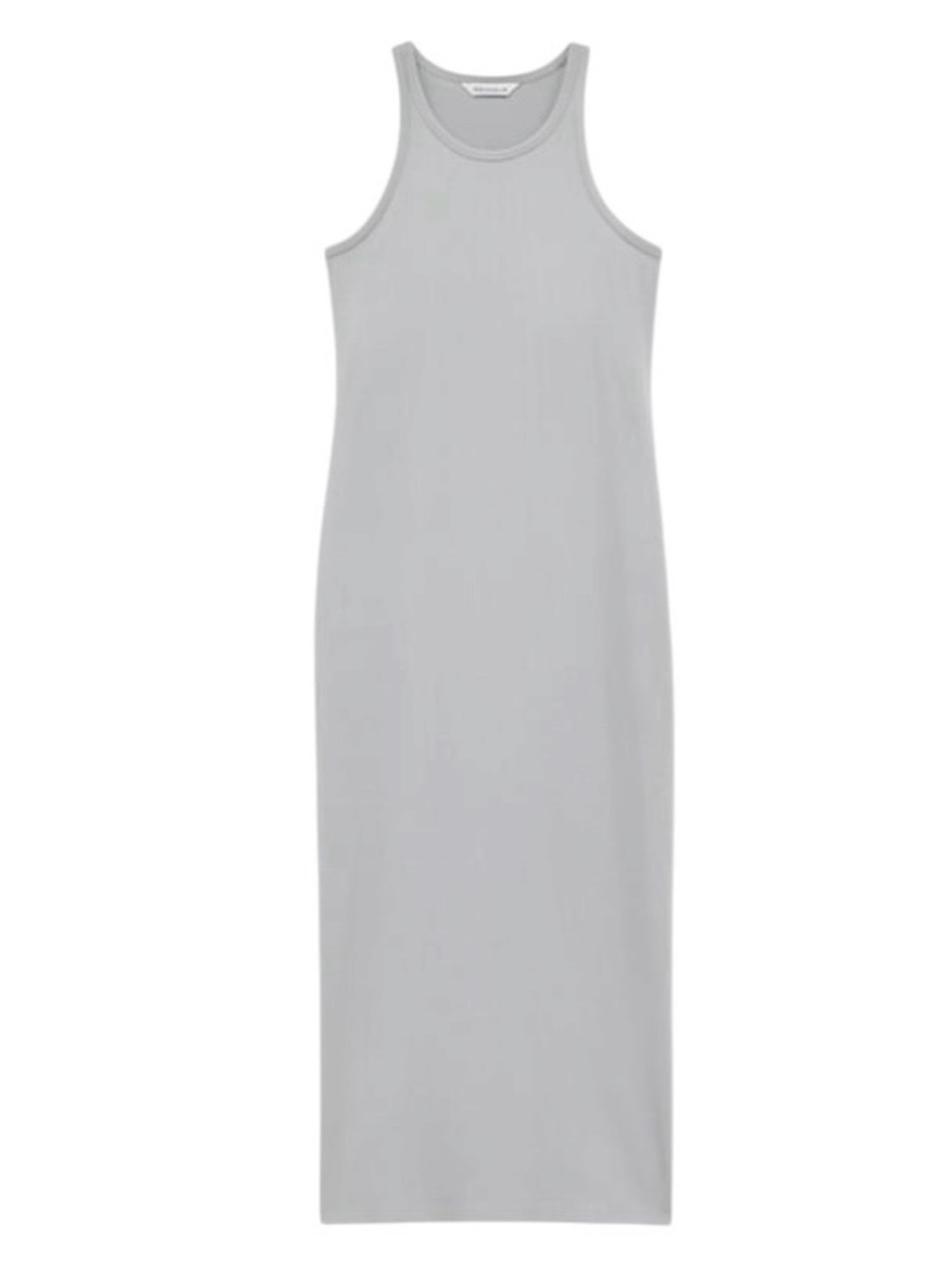 Athleta Signature Rib Maxi Dress Light Grey Size XS